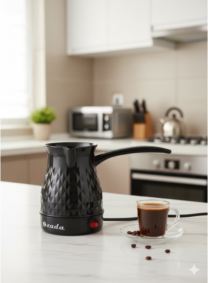 Zada - Electric Coffee Pot, 500ml, 350W, Model ZCP-700 - Black - Image 2